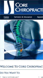 Mobile Screenshot of corechiropracticcare.com